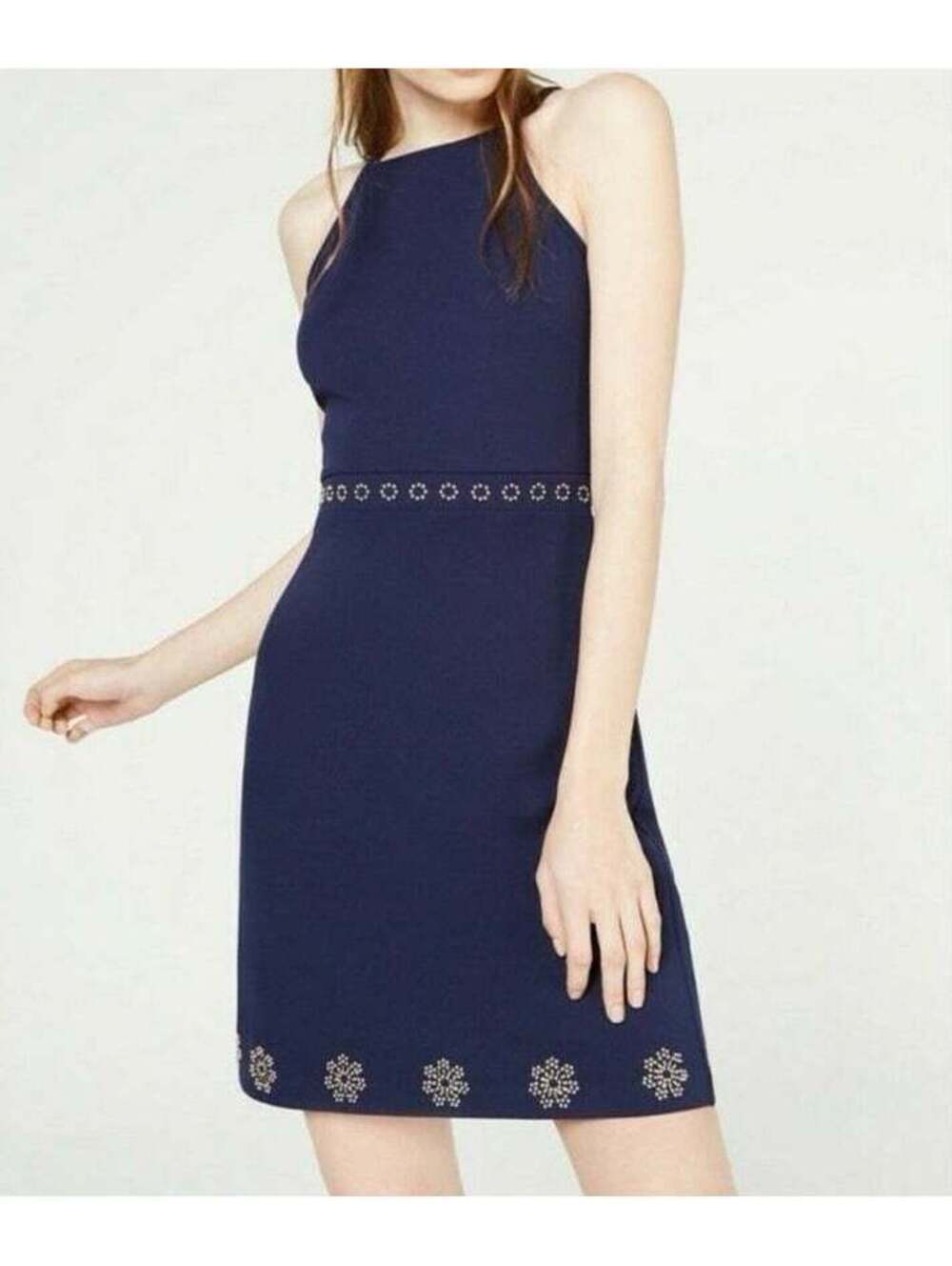Michael Kors mini sleeveless studded dress